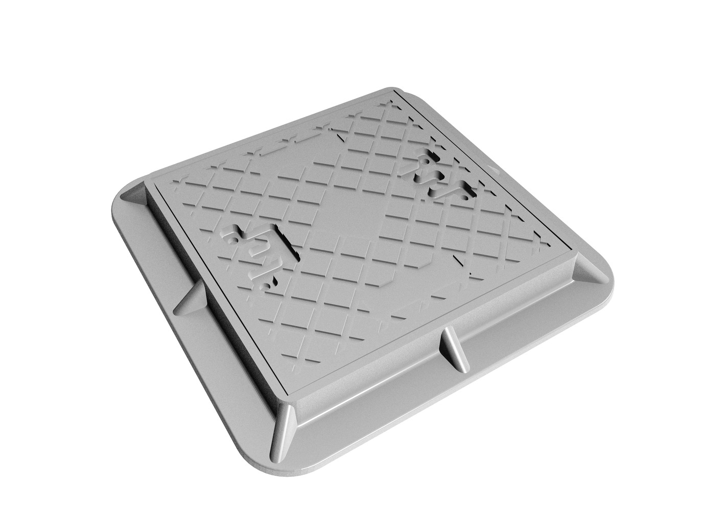 FRP Composite Resin Square Manhole Cover